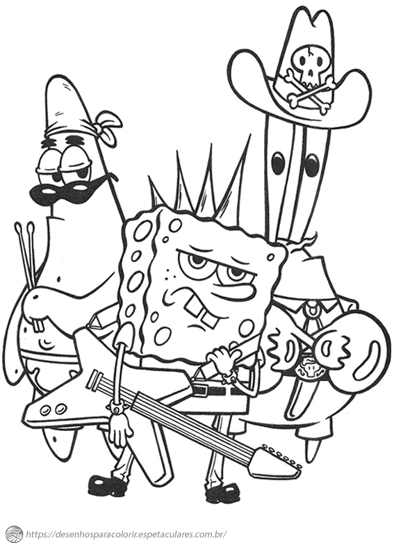 Bob Esponja, Patrick e Sr. Siriqueijo