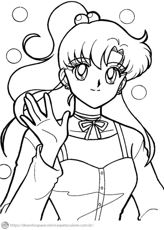 Sailor Moon - Lita dizendo um oi