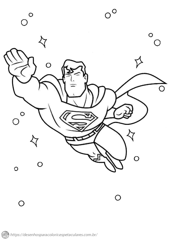 Superman para o alto e avante